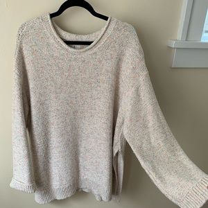 Lou & Grey Confetti Tunic Sweater - White